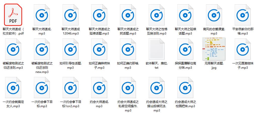 泡学课程《聊天速成》