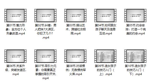 坏男孩学院恋爱方法系列课程