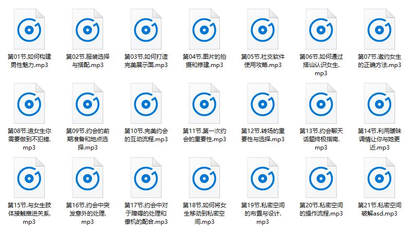坏男孩PUA课程《完美男友》