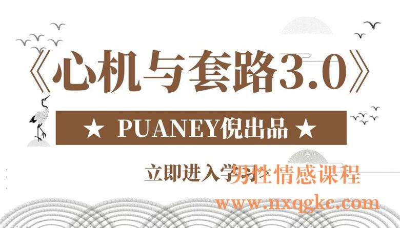 PUANEY倪《心机与套路3.0》