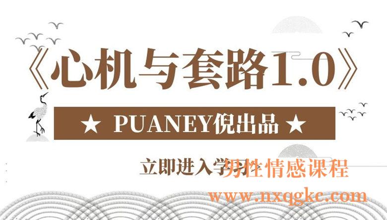 PUANEY倪《心机与套路1.0》