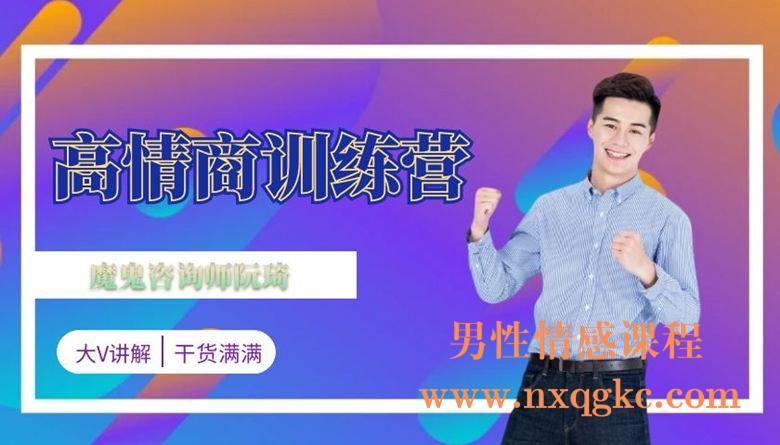 魔鬼咨询师阮琦《高情商训练营》