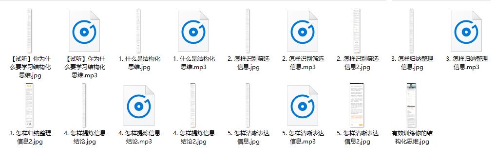 有效训练你的结构化思维