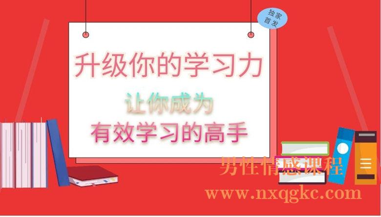 升级你的学习力，让你成为有效学习的高手