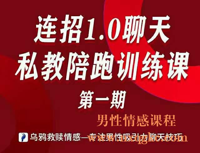 连招1.0聊天陪跑训练课第一期（编号0503303）