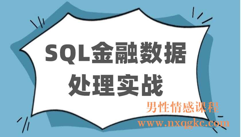 SQL金融数据处理实战（220403023）