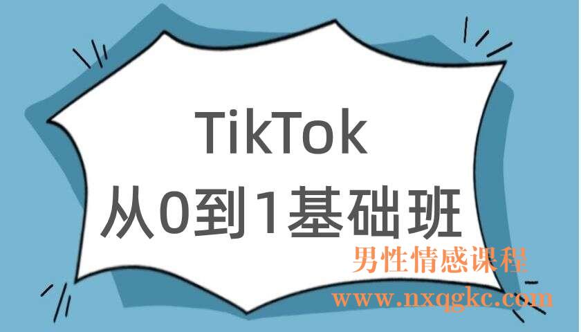 TikTok从0到1基础班（220104063）