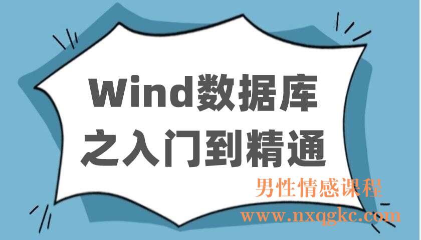 Wind数据库之入门到精通（220403026）