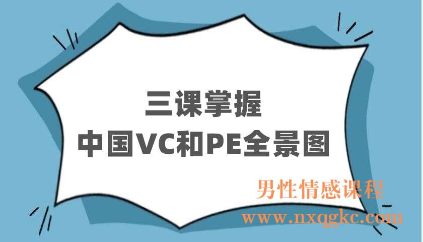 三课掌握中国VC和PE全景图（220403084）