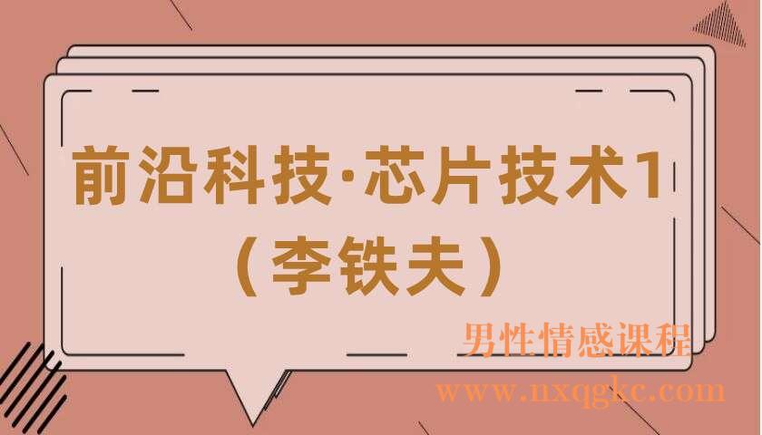 前沿科技·芯片技术1（李铁夫）（220406090）