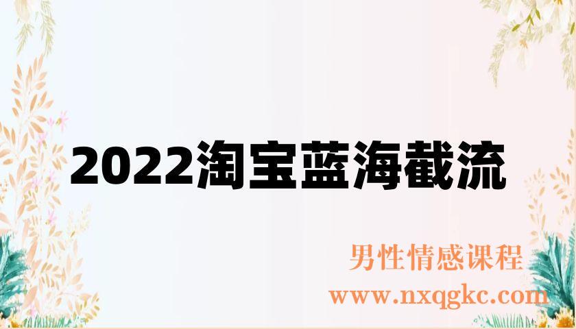 2022淘宝蓝海截流（220902007）