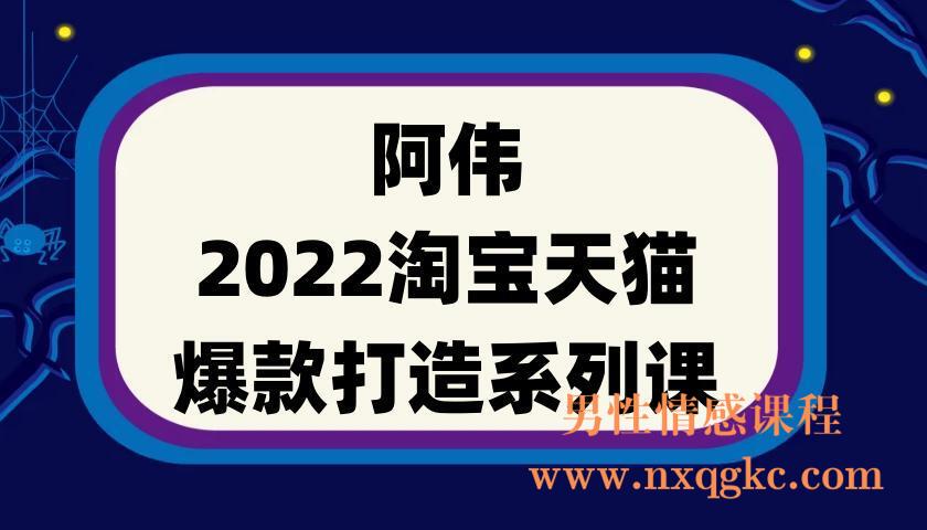 阿伟《2022淘宝天猫爆款打造系列课》(220901058)
