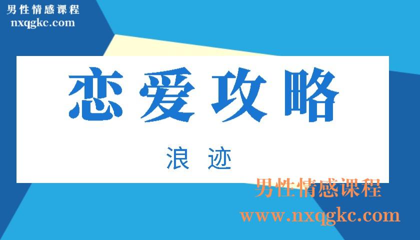 浪迹《恋爱攻略》(编号0503390)