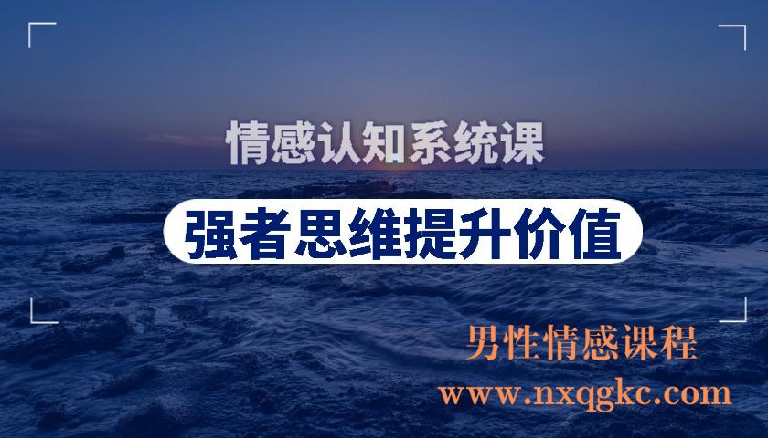 tiger老师《强者思维提升价值-情感认知系统课》（编号0503399）