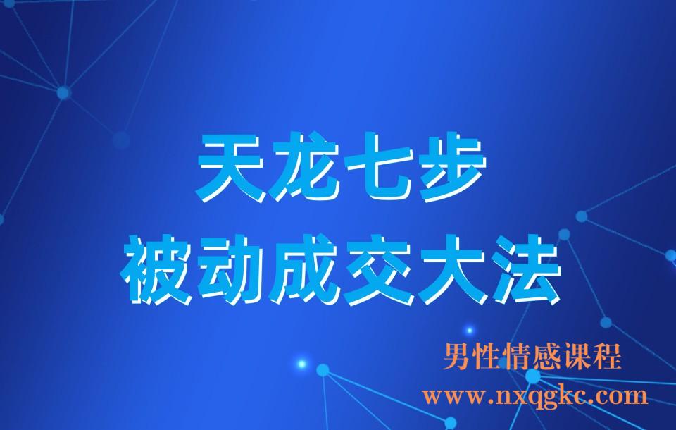 天龙七步-被动成交大法(23030437)