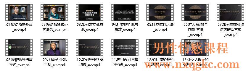 子轩《被动撩妹》课程简介